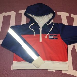 Baby Girl Cropped Hoodie